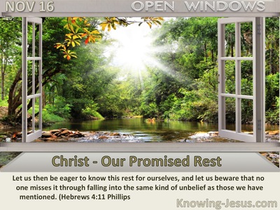 Christ - Our Promised Rest